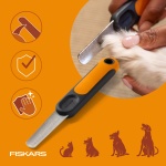 Fiskars Pet Nail File, Cat and Dog Nail File, Contoured Shape & SoftGrip Handle for Smooth Finishing, 7.25”, Orange/Black - Image 3
