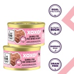 I and love and you XOXOs Wet Cat Food - Salmon + Tuna Pâté - Grain Free, Filler Free, 3oz Pack of 24 Cans - Image 7