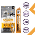 I and Love and You Treat Meow Lickable Cat Treats - Seafood Puree - Immune Support, Squeeze Treat, 0.5oz, 4ct - Image 7