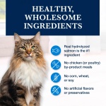 Blue Buffalo Natural Veterinary Diet HF Hydrolyzed for Food Intolerance Dry Cat Food, Veterinarian Prescription Required, Salmon, 7-lb. Bag - Image 6