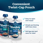 Blue Buffalo Tastefuls Purées Variety Pack, Natural Cat Food Complement, Resealable Twist Cap Pouches, Chicken and Tuna, 3-oz (12 Count, 6 of Each Flavor) - Image 5