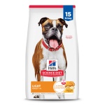 Hill's Science Diet Light , Adult 1-6, Weight Management Support, Dry Dog Food, Chicken & Barley, 15 lb Bag