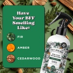 Poo-Pourri Furrest Fresh Dog Deodorizing Spray, 8 Fl Oz Grooming Perfume for Dog Coat, Pet Odor Neutralizer with Essential Oils, Vet Recommended, Paraben & Sulfate-Free Fir, Amber, & Cedarwood Scent - Image 3