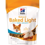 Hill's Natural Baked Light Biscuits, All Life Stages, Great Taste, Mini Dog Treats, Chicken, 8 oz Bag