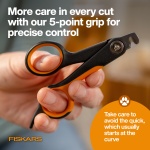 Fiskars Pet Small Pet Nail Clippers, Cat and Dog Nail Clippers, Precision Stainless Steel Blades & SoftGrip Handle, 4.25”, Orange/Black - Image 7