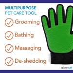 Allerpet Multi-Pet Dander Remover w/Free Grooming Glove - Best Pet Dander Remover for Allergens - for Dog/Cat Dry Skin Treatment - Made in USA - (12oz) - Image 7