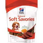 Hill's Natural Soft Savories, All Life Stages, Great Taste, Dog Treats, Beef & Cheddar, 8 oz Bag