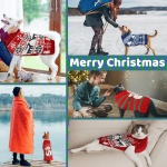 Christmas Dog Sweaters for Small Medium Large Dogs and Cats,Pet Soft Warm Holiday Outfit Girl & Boy,Pup Winter Clothes Turtleneck Double Knitting Collar for Outdoors Playing (Deer, M) - Image 2