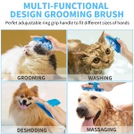 Professional 7 in 1 Dog Paw Cleaner for Dogs & Cats - Includes 1 Portable Paw Washer, 1 Bath Brush, 2 Dog Toothbrushes and 3 Absorbent Towels Note: Fits Paws 2.5 to 3.5 Inches Wide (Large, Blue) - Image 3
