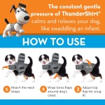 ThunderShirt for Dogs, Medium, Heather Gray Classic - Dog Anxiety Relief Calming Vest - Image 2