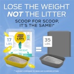 Purina Tidy Cats LightWeight Free and Clean Unscented, Multi-Cat, Clumping, 99.9 Percent Dust Free Cat Litter - 17 lb. Box - Image 10