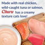 INABA Churu Cat Treats, Grain-Free, Lickable, Squeezable Creamy Purée Cat Treat/Topper with Vitamin E & Taurine, 0.5 Ounces Each Tube, 20 Tubes, Chicken & Beef Variety Box - Image 7