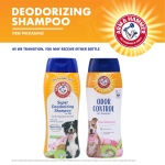 Arm & Hammer Deodorizing Dog Shampoo for Smelly Dogs & Puppies with Baking Soda, Moisturizing Dog Shampoo for Sensitive Skin - Dog Odor Shampoo - Kiwi Blossom Scent, 20 Fl Oz - Image 7