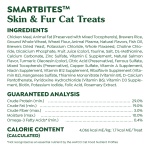 Greenies Feline Smartbites Skin & Fur Health Crunchy and Soft Cat Treats, Salmon Flavor, 4.6 oz. Pack - Image 9