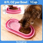 Ant Away Outdoor Cat Bowl, Double Pet Bowl with Water Moat, Spill-Proof Design, Food & Water Feeder for Outdoor Cats – Ants Away, Easy Clean, Lightweight Plastic(Small, 2 Packs) - Image 5