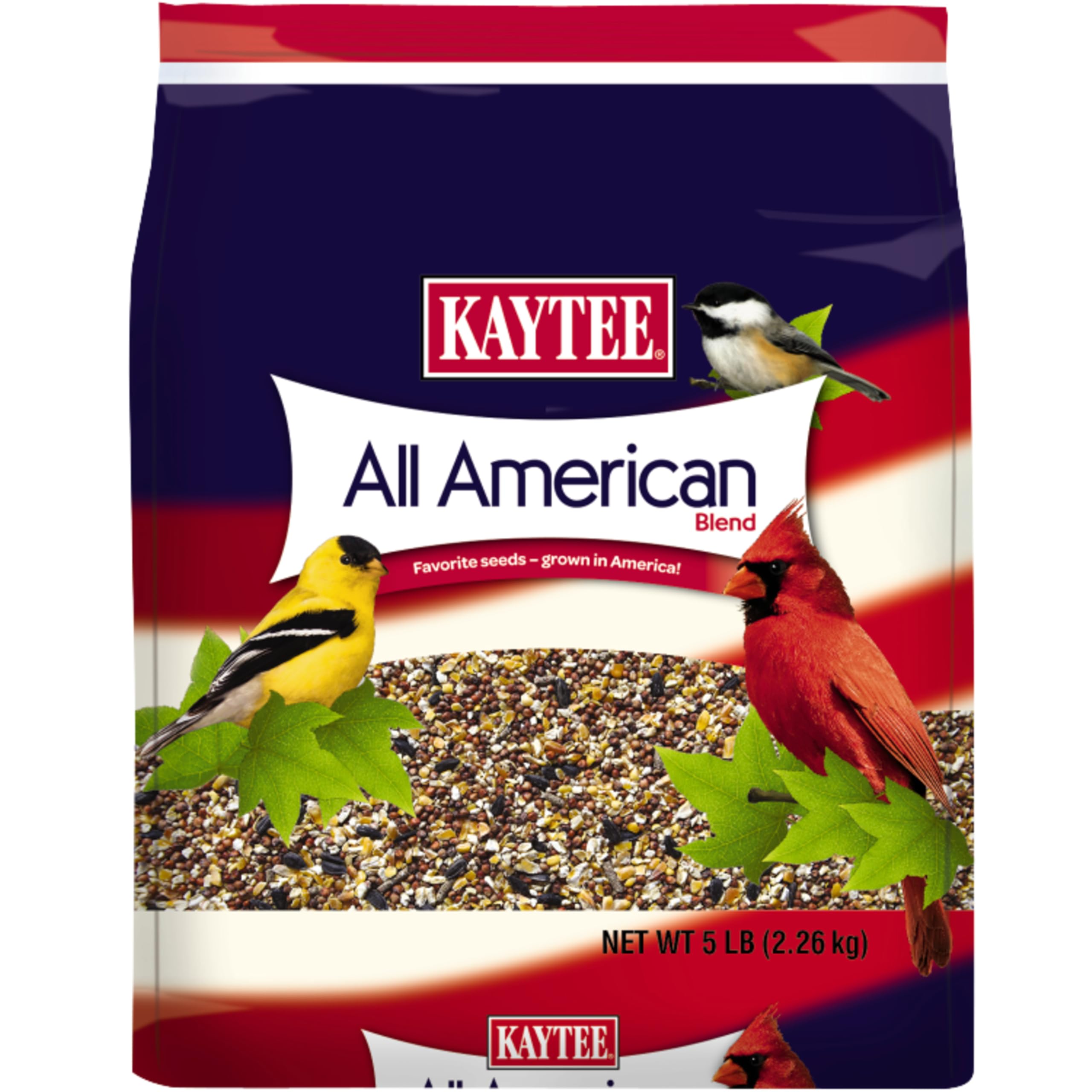 Kaytee All American Wild Bird Food Seed Blend, 5 Pound