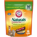 ARM & HAMMER Naturals Clumping Cat , Litter Odor Control, Multi Cat Litter, 18 lb. Bag