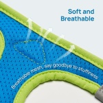 Cat Harness and Leash Set, Step-in Escape Proof Adjustable Vest Harness for Small Medium Large Cats, Lightweight Soft Breathable Reflective Kitten Harness for Walking Travel, Camping(Hawaii Green, XS) - Image 2