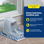 PetSafe Drinkwell Platinum Dog and Cat Water Fountain, Automatic Drinking Fountain for Pets, 168 Ounce,Grey - Image 5