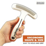 Wahl 2-in-1 Combination Double Row Pet Rake with Hair Shedding Blade for Dog or Cat Fur by The Brand Used by Professionals – Model 858424 - Image 7