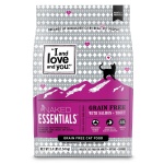 I and love and you Naked Essentials Dry Cat Food - Salmon + Trout - Grain Free, Real Meat, No Fillers, Prebiotics + Probiotics, 3.4lb Bag