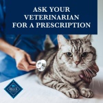 Blue Buffalo Natural Veterinary Diet HF Hydrolyzed for Food Intolerance Dry Cat Food, Veterinarian Prescription Required, Salmon, 7-lb. Bag - Image 5