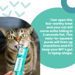 I and Love and You Treat Meow Lickable Cat Treats - Chicken Puree - Digestion Support, Squeeze Treat, 0.5oz, 4ct - Image 3