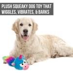 Hyper Pet Doggie Tail & Unicorn Pal Interactive Plush Dog Toys - 2 Pack Value Pack (Interactive Toy That Wiggles, Vibrates & Barks Dog Toys for Boredom & Stimulating Play) Colors May Vary - Image 7