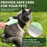 XANGNIER Pet Hair Removal Comb One-Click Self-Cleaning Grooming Brush, De-Shedding Comb for Short & Long Hair, Pet Grooming Supplies for Cats & Dogs - Image 7
