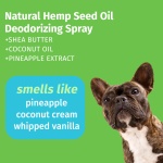 Hempz NEW Dog Cologne, Deodorizing Spray, Limited Edition Tropical Coconut Scent for smelly pets, 8.5 oz. - Image 5