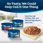 Blue Buffalo Tastefuls Flaked Wet Cat Food Variety Pack, Made with Natural Ingredients, Tuna, Chicken, Fish & Shrimp, 3-oz Cans (12 Count, 4 of Each) - Image 8