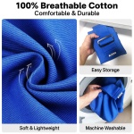 Amkune Cat Carrier Pouch, Bonding Care & Stress-Free Calm, Soft Cat Carrier Bag for Adult Cats 10–20 lbs, Restraint Bag for Vet Visits, Grooming & Everyday Care – Klein Blue - Image 4