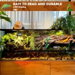 Reptile Thermometer and Humidity Gauge,2PCS Digital Hygrometer Adhesive Reptile Terrarium Hydrometer,Bearded Dragon Tank Accessories,Pet Humidity Meter Supplies for Leopard Crested Gecko,Snake,Lizard - Image 4