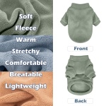 GYALAPERI Dog Sweater, 3 Pack Dog Sweaters for Small Dogs Girl Boy, Ultra Soft Warm Puppy Clothes Dog Coat for Winter (Lt Blue+Olive+Brown, Small) - Image 6