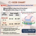 AnccoPlus Dog Carrier for Small Dogs, Front Facing Dog Carrier Sling, Hands Free Cat Sling, Size Adjustable, Reducing Back Pain, Soft Cotton, Premium Dog Sling Carrier (Regular, Charcoal Black) - Image 7