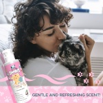 Professional Pet Grooming Spray for Kittens and Cats | All-Natural Scented Moisturizing Cat Detangler Spray | Kitten Conditioner Coat Shine Spray | Cat Grooming Supplies - Image 4