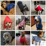 KOOLTAIL Basic Dog Hoodie - Soft and Warm Dog Hoodie Sweater with Leash Hole and Pocket, Dog Winter Coat, Cold Weather Clothes Sweatshirt for Small Medium Large Dogs Puppy Cat Boys Girls Blue XL - Image 3