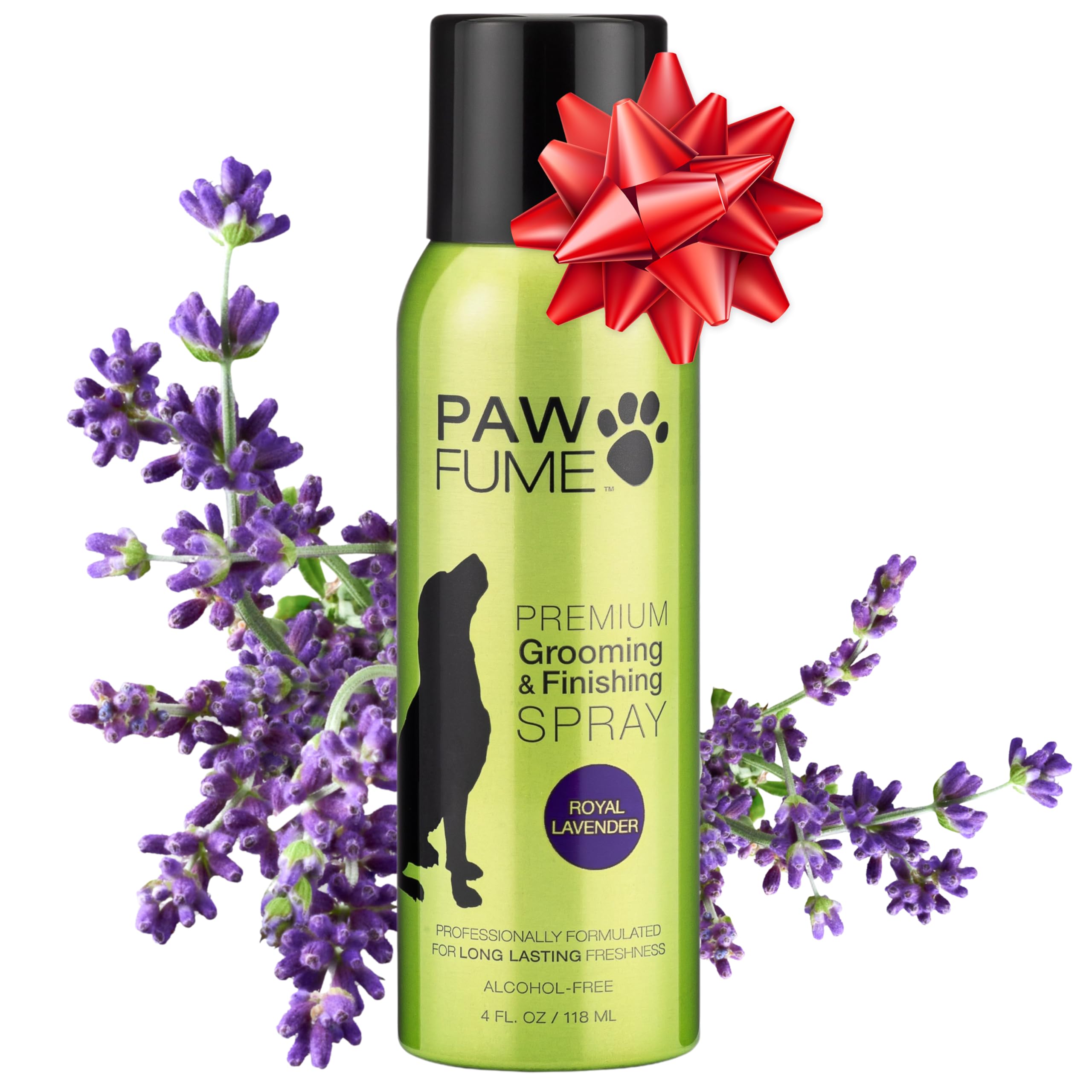 PAWFUME Dog Detangler Grooming Spray, Royal Lavender, 1-Pack – Keeps Pups Fresh All Day – Hypoallergenic, Alcohol-Free, Detangling & Moisturizing – Salon-Quality Dog Necessities for Coat & Fur Care