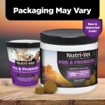 Nutri-Vet Pre & Probiotics for Dogs, Digestive Support, Upset Stomach, Puppy Probiotic, Pet Vitamins and Supplements, Dog Probiotics, Liver & Cheese Flavor, 120 Soft Chews - Image 3