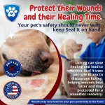Dog Wound Care Gel – Styptic Powder Alternative for Dogs & Cats | Quick Stop Bleeding for Cuts, Nails & Scrapes | Liquid Bandage First Aid for Pets and Animals | Seal It® 15ml | Made in USA - Image 4