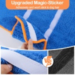 Bienbee Dog Bathrobe, Quick Drying Super Absorbent Dog Robes for After Bath, Warm Keeping Dogs Towel, Dogs Bath Supplies, Dark Blue XL - Image 4