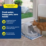 PetSafe Drinkwell Platinum Dog and Cat Water Fountain, Automatic Drinking Fountain for Pets, 168 Ounce,Grey - Image 8