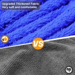 Bienbee Dog Bathrobe, Quick Drying Super Absorbent Dog Robes for After Bath, Warm Keeping Dogs Towel, Dogs Bath Supplies, Dark Blue XL - Image 5