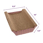 SmartyKat Super Scratcher Chaise Corrugated Cat Scratcher, Catnip Infusion Technology - Brown, One Size - Image 8