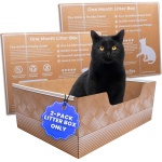 Leakproof Disposable 2-Pack Cat Litter Box Only - Made in The USA | Unmatched Odor Control | Recyclable — Kitty Poo Club