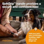 Fiskars Pet Nail File, Cat and Dog Nail File, Contoured Shape & SoftGrip Handle for Smooth Finishing, 7.25”, Orange/Black - Image 7