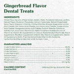 Greenies Gingerbread Flavor Teenie Size, Veterinarian-Recommended for Dental Care, Dog Treat Chews, Great Holiday Dog Stocking Stuffers, Limited Edition, 6 oz. Pouch (22 Treats) - Image 5