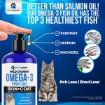 Omega 3 Fish Oil for Cats - Better Than Salmon Oil - Kitten & Cat Vitamins and Supplements - Cat Dandruff Treatment - Liquid Fish Oil for Pets - Shedding Support - Cat Health Supplies for All Ages - Image 6