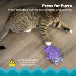 Catstages Purr Pillow Cat Toy – Plush Cat Toy with Touch-Activated Purr for Calming Cats & Kittens - Image 7